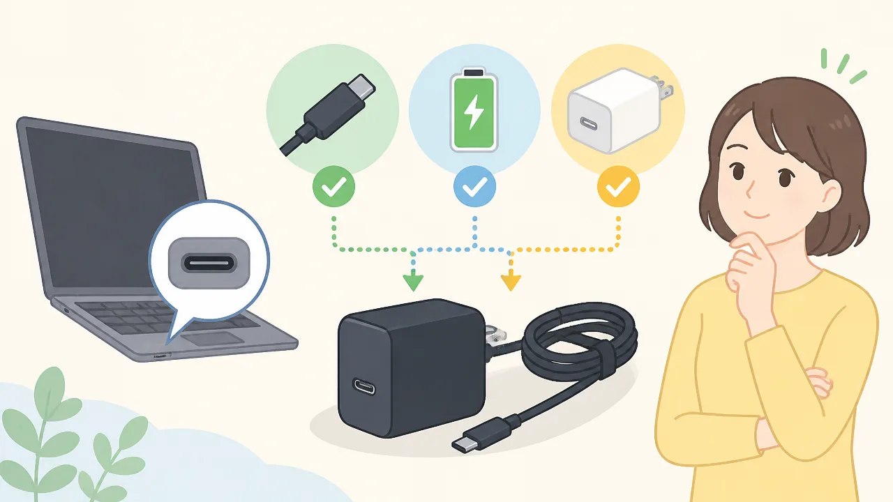 レノボ充電器は代用できる？選び方と確認ポイントをやさしく解説