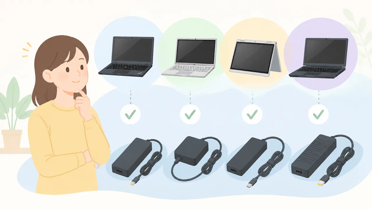レノボ充電器は代用できる？選び方と確認ポイントをやさしく解説