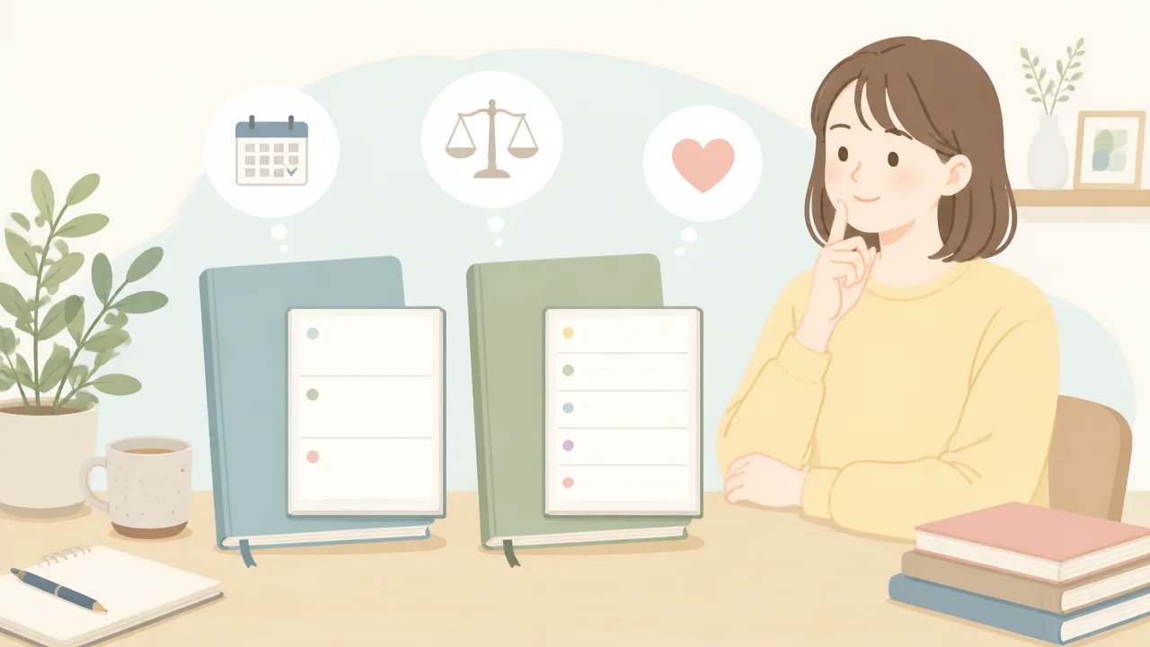 3年日記と5年日記どっちがいい？違いと続けやすい選び方