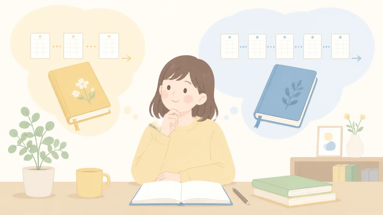 3年日記と5年日記どっちがいい？違いと続けやすい選び方